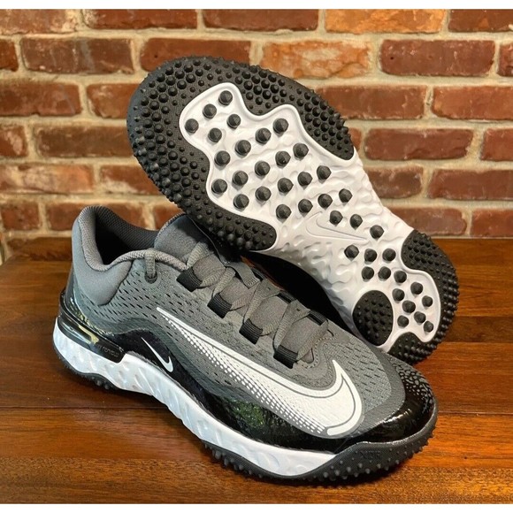 Nike Alpha Huarache Elite 4 Turf Size 7.5 Baseball Shoes Men’s Style DJ6523-011 - Picture 1 of 10
